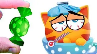Terrible disease of MUSYA!!  Game for kids about cat meow Virtual pet