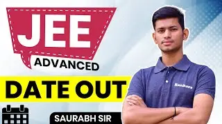 JEE Advanced Date out - Rankers JEE