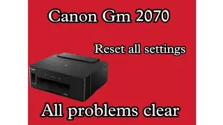 Canon gm2070 how to reset all settings|canon gm2070 how to reset printer settings|canon gm2070 reset