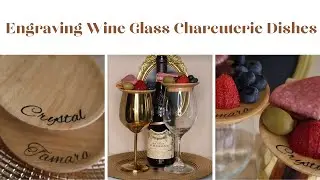 Engraving Wine Charcuterie Toppers | WeCreat Vision 20W Laser | Tam's Sweet Life