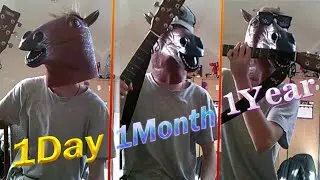 Guitar Progress 1 DAY | 1 MONTH | 1YEAR
