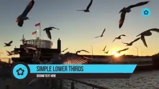 After Effects Template - Simple Lower Thirds