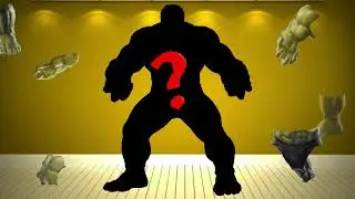 Cute SuperHero Wrong body fix top super hero hulk smash. 귀여운 슈퍼 히어로 슈퍼 히어로 탑 헐크 스매쉬