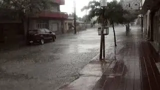 rainy town