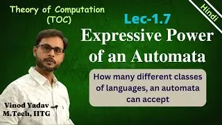 L1.7 | Expressive Power of an Automata | DFA NFA DPDA NPDA PDA LBA HTM TM | Theory of Computation