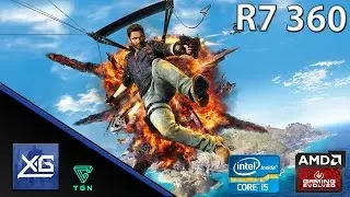 Just Cause 3 On AMD Radeon R7 360 OC 2GB GDDR5 (i5-6600K OC 4.5 Ghz / Windows 10)