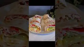 Простая и лёгкая закуска-рулетики из лаваша #рецепты #еда #закуска #рулетизлаваша #закуски #перекус