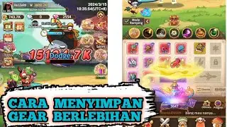 [ Maple Rush ] Tutorial Menyimpan Gear