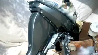 Покраска лодочного мотора yamaha 15