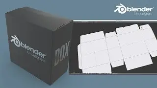 Blender for Packaging Design - Creating a Box with Flaps & Dielines