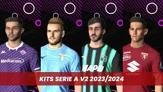 PES 2017 Kitpack Serie A V2 2023/24 - Compatible With All Patch