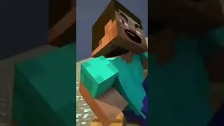 смешной нуб 😅 #minecraft