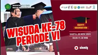WISUDA SARJANA DAN PASCASARJANA PERIODE VI TAHUN 2023 ǁ UIN MALIKI MALANG