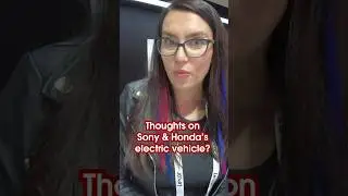 Test Driving the SONY AFEELA at #ces2024 #shorts