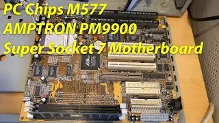 PC Chips M577 Super Socket 7 Motherboard - Jumper settings (4K)