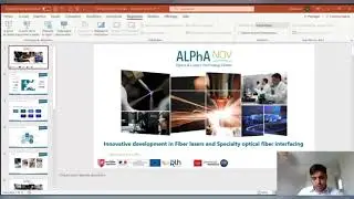 ALPHANOV Innovative development in Fiber lasers & Specialty optical fiber interfacing PHOTONICS+2021