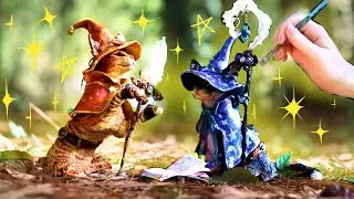 I sculpted wizard cats for the good of the people 🧙‍♂️🐈🐈‍⬛