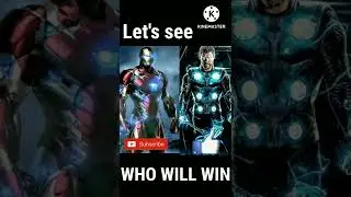 IRON MAN VS THOR 😎 WHO WILL WIN DEPEND ON YOU