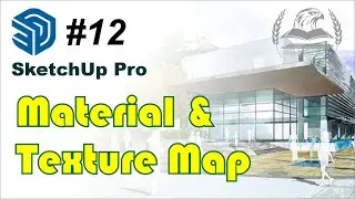 Sketchup for Beginners | Material & Textures Mapping in Sketchup Pro | Sketchup in Urdu & Hindi