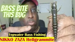 Bass Fishing Lure | Nikko ZAZA Hellgrammite Lure | #nikkohellgrammite