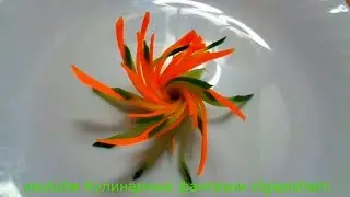AMAZING FLOWER OF CARROTS AND CUCUMBER DECORATION OF VEGETABLES & CARVING CARROT - CARVING CUCUMBER