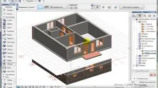 Использование библиотечных элементов в ARchiCAD