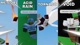Every New *Natural Disaster* in Roblox Bedwars!