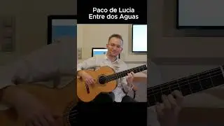 Entre dos Aguas - Paco de Lucia (Part 2) #shorts #flamencoguitar #entredosaguas #pacodelucia #guitar