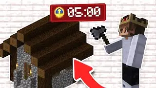 CONSTRUIT une maison en MOINS DE 5 SECONDES sur MINECRAFT !