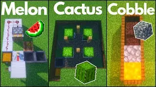 Minecraft: How To Make 3 Easy Farms (In 3 Minutes!)