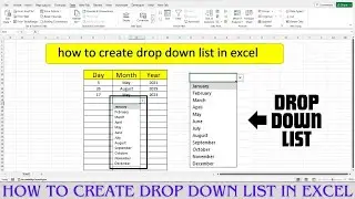 Excel drop-down list 