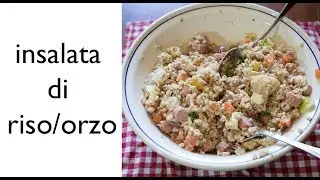 Insalata di Riso/Riso all'insalata - Ricetta facile e veloce per studenti ! Versione Estiva