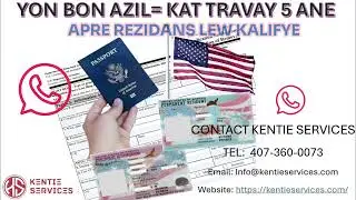KAT TRAVAY 5 ANE - REZIDANS - GREEN CARD (9/13/2024)