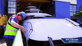 Launch of High speed superyacht