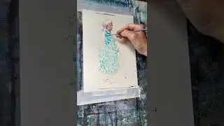 Рисунок акварелью