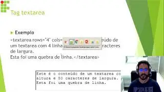 Construção de Sites 1 (aula 08, parte 02) - Tags TextArea, Select e DataList