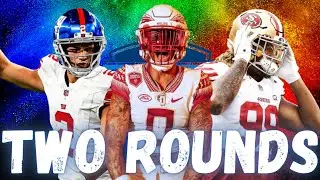 TWO ROUND 2024 NFL Mock Draft | Eagles STEAL studs