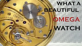 BEAUTIFUL GOLD OMEGA WATCH