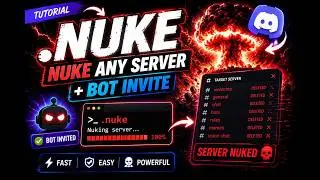 How To Invite A Discord Bot & NUKE Servers 😈 | Discord Tutorial 2026