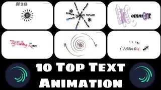 Alight Motion Text Effect Preset Part 28 || New Text Effect Preset 2022 || New Text Animation 2022