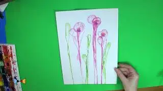 String Painting for kids