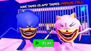 SONIC TAPES VS AMY TAPES PRISON RUN OBBY ROBLOX