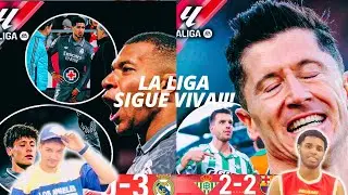 EL MADRID HACE EL MEJOR PARTIDO DE LA TEMPORADA Y EL BARCA TROPIEZA ANTE EL BETIS!!