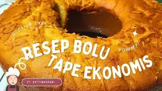 BOLU TAPE 4 TELUR || HASIL MOIST DAN ENAK BANGET