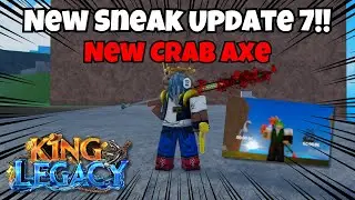 🦀New Crab BattleAxe | New Sneak Peaks | King Legacy (Update 7)
