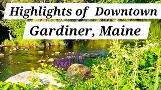 A captivating and relaxing view situated in the heart of Downtown Gardiner Maine.