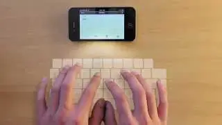 Laser keyboard & Holographic display (iPhone 4) VFX