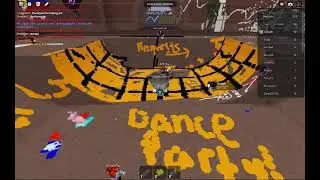 Dance party on Spray Paint lol