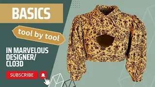 Button & Buttonhole tools: Marvelous Designer Beginner Tutorial Tool-by-Tool