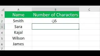 How to count characters in sentence,paragraph or text in excel | Count characters in excel